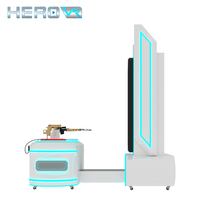 Machine passionnante de jeux de tir au pistolet 3D HEROVR High Roi Fec Center Arcade pour jeu d'équipe Parcs d'aventure intérieurs en métal Public