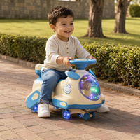 Voiture Électrique Balançoire pour Enfants, Vente Directe Usine, avec Lumières LED, Jouet à Bascule en Plastique Durable pour Garçons et Filles