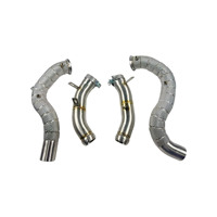 Tuyau de descente entièrement isolé à haut débit HEO pour Mercedes Benz W213 E63/E63S AMG 4.0TT 2016-2023 en acier inoxydable SUS304