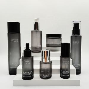 Biểu Tượng Tùy Chỉnh 30Ml 50Ml 100Ml 150Ml 200Ml Rỗng Bơm Mỹ Phẩm Bao Bì Thủy Tinh <span class=keywords><strong>Container</strong></span> Chăm sóc Da Mực Chai - Product Image 4