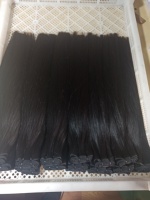 Expédition immédiate, vente en gros de mèches lisses Yaki, 100% cheveux humains, cuticules alignées, cheveux vierges indiens bruts, extensions de cheveux, 26 pouces