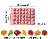 Moule à gâteau en silicone écologique en forme d'aliments DIY, moule rond pour pudding, mousse, bonbons, chocolat, savon, design personnalisable