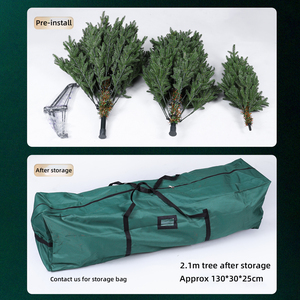 <span class=keywords><strong>Albero</strong></span> <span class=keywords><strong>di</strong></span> <span class=keywords><strong>Natale</strong></span> Artificiale Pieghevole in PE Puro da 4/5/6/7/8/10 Piedi con Luci LED, Decorazioni Ecologiche <span class=keywords><strong>di</strong></span> Alta Qualità, Prezzo EXW - Product Image 5