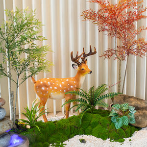 ต้นไม้ประดิษฐ์ใต้ท้องฟ้าไม้ไผ่สำหรับสร้างภูมิทัศน์ต้นไม้สีเขียวบอนไซในร่มบันไดมุมหน้าต่างทิวทัศน์ - Product Image 5