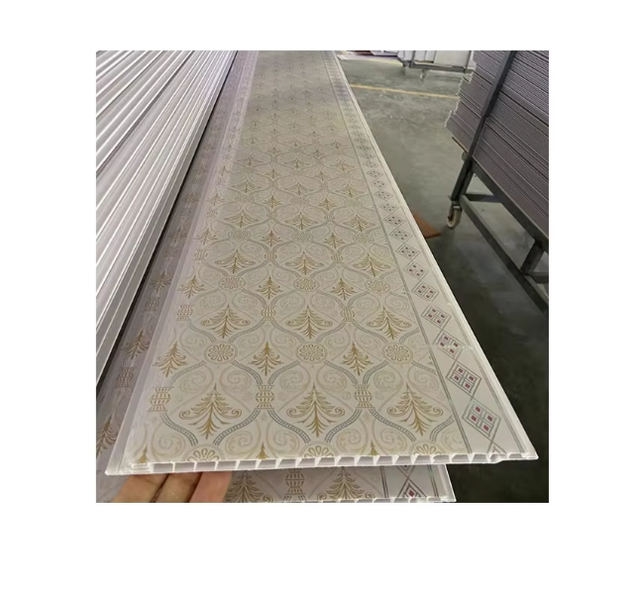 New Design Cheap Luxury PVC Wall Panel Waterproof PVC Decoration Sheet for Office Building & Hotel
