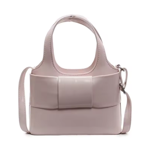 Sac fourre-tout pliable en PU grande capacité pour femme, style tricoté, par un créateur de mode - Product Image 6
