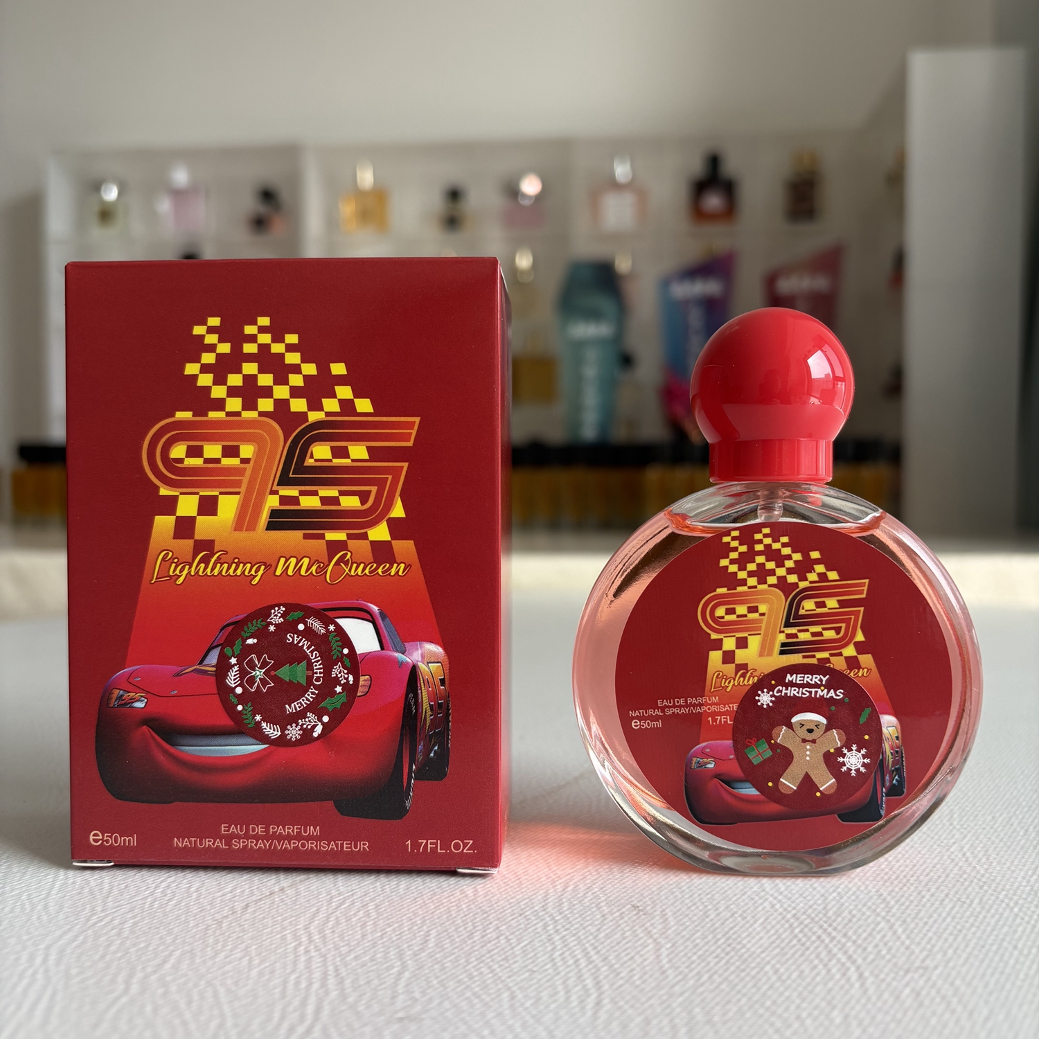 Eau de Parfum con temática de carreras