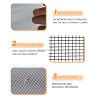 Moustiquaire noire anti-moustiques en fil d'acier inoxydable 304 pour fenêtre