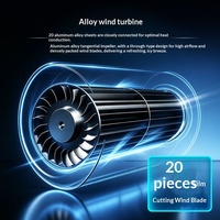 Ventilateur de refroidissement d'aquarium Jebao UF-200B/300B pour poissons d'eau douce ou d'eau salée, silencieux avec minuterie, ventilateur de refroidissement pour aquarium