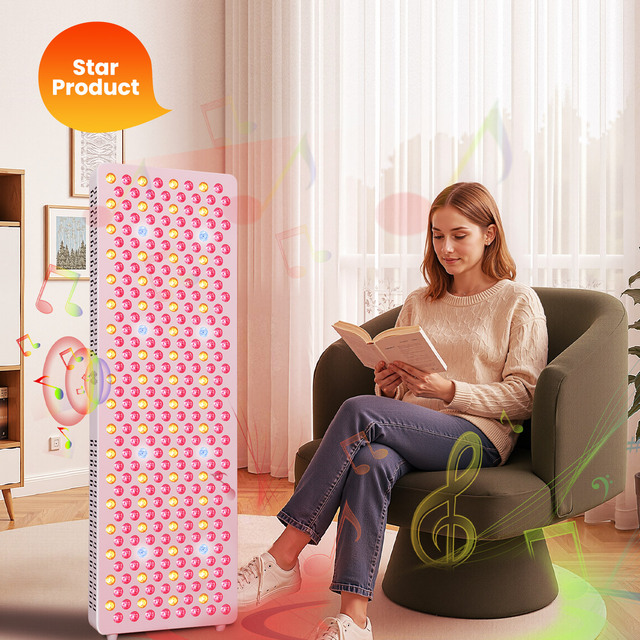 IDEATHERAPY 9 Wavelengths Music Play Led Red Light Therapy Red Light Therapy Panel Full Body Red Light Therapy Panel