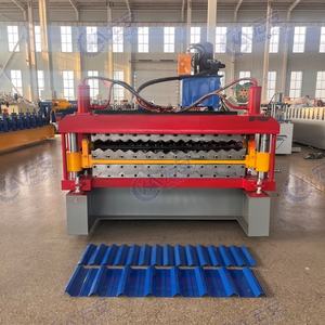 Máquina Automática para Prensar Tejas Trapezoidales para Proyectos de Techado con PLC, Caja de Cambios, Rodamientos, Bomba y Motor - Product Image 4