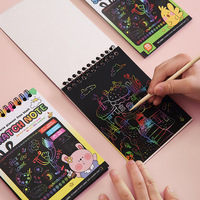 Libro de Colorear Espiral Personalizado para Niños, Libro de Rascar Kawii, Lindo y Divertido para Aliviar el Estrés, para Pintar y Dibujar