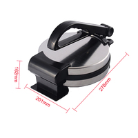 8 pulgadas 1200W control automático de temperatura panqueque esponjoso panqueque eléctrico crepe Roti Maker