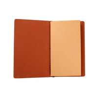 Livre en papier Vintage en cuir brun rechargeable, carnet de voyage, Journal intime, carnet pour cadeau, vente en gros