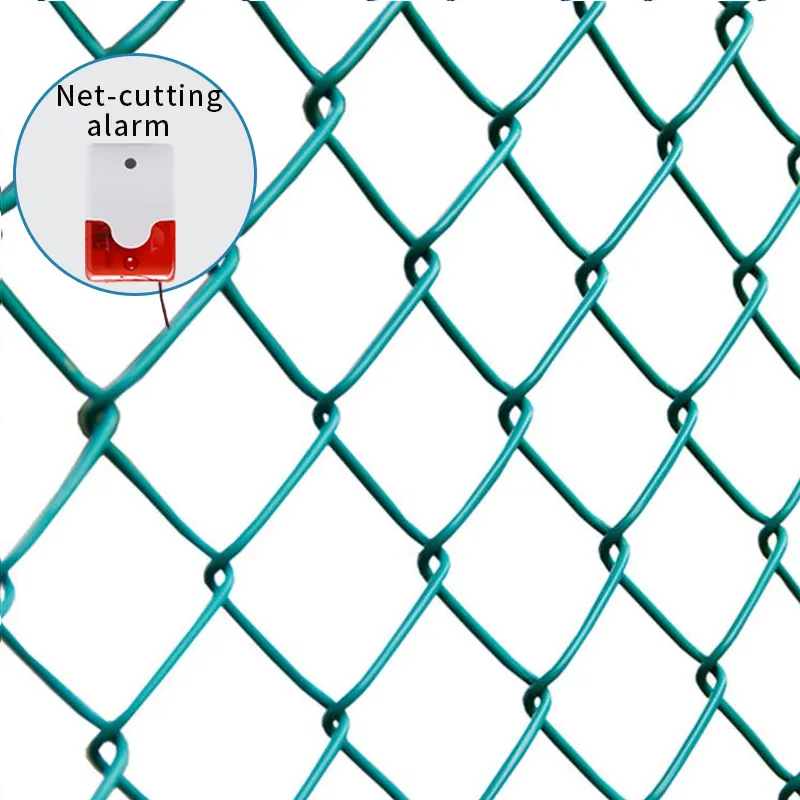 China factory Galvanized chain link mesh in rolls diagonal wire mesh fence aluminum fence panels