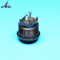 Saklar Tombol Tekan DS-510/511 OFF-(ON) ON-OFF Momentary 16MM dengan Terminal PCB 2-pin 1A 250VAC Pemasangan Panel Sekrup
