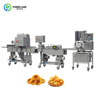 Industriële commerciële kipnugget verwerkingslijn complete set nugget maakmachine