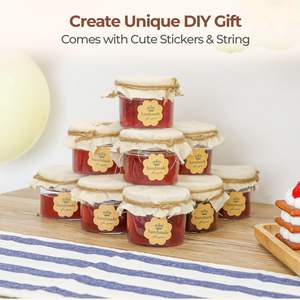 <span class=keywords><strong>Petit</strong></span> <span class=keywords><strong>pot</strong></span> en verre <span class=keywords><strong>pour</strong></span> la cuisine, <span class=keywords><strong>pour</strong></span> épices, <span class=keywords><strong>confiture</strong></span>, miel, gelée, dessert, faveurs <span class=keywords><strong>de</strong></span> mariage, bougies DIY, décoration, mini bocaux en verre - Product Image 5