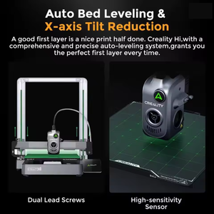 Impresora 3D Creality Hi con Nivelación Automática de Cama, Extrusor Totalmente Metálico con Aceleración de 500 mm/s y 12000 mm/s, Impresión Rápida, Creality Hi - Product Image 4