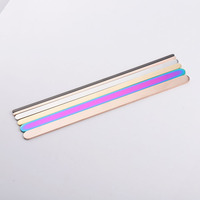 Barre de bracelet manchette vierge en acier inoxydable personnalisable pour gravure, accessoires de fabrication de bijoux de mode, vente en gros