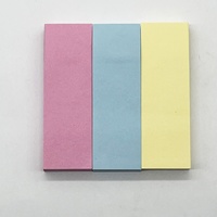 Bloc-notes esthétique personnalisé à prix avantageux, 3 couleurs assorties, 3x3 pouces, papier auto-adhésif, mini bloc-notes, notes adhésives