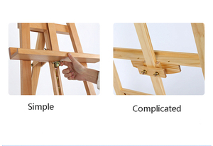 Fábrica directamente artista galería de pantalla soporte de madera caballete de pintura arte - Product Image 2