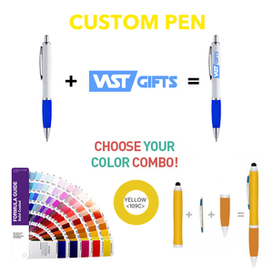 Bedrijfskrijtjes gekleurde gel bulk inkt promotioneel met aangepast logo bedrukte boligrafos schrijfballpoint metalen pennen - Product Image 3