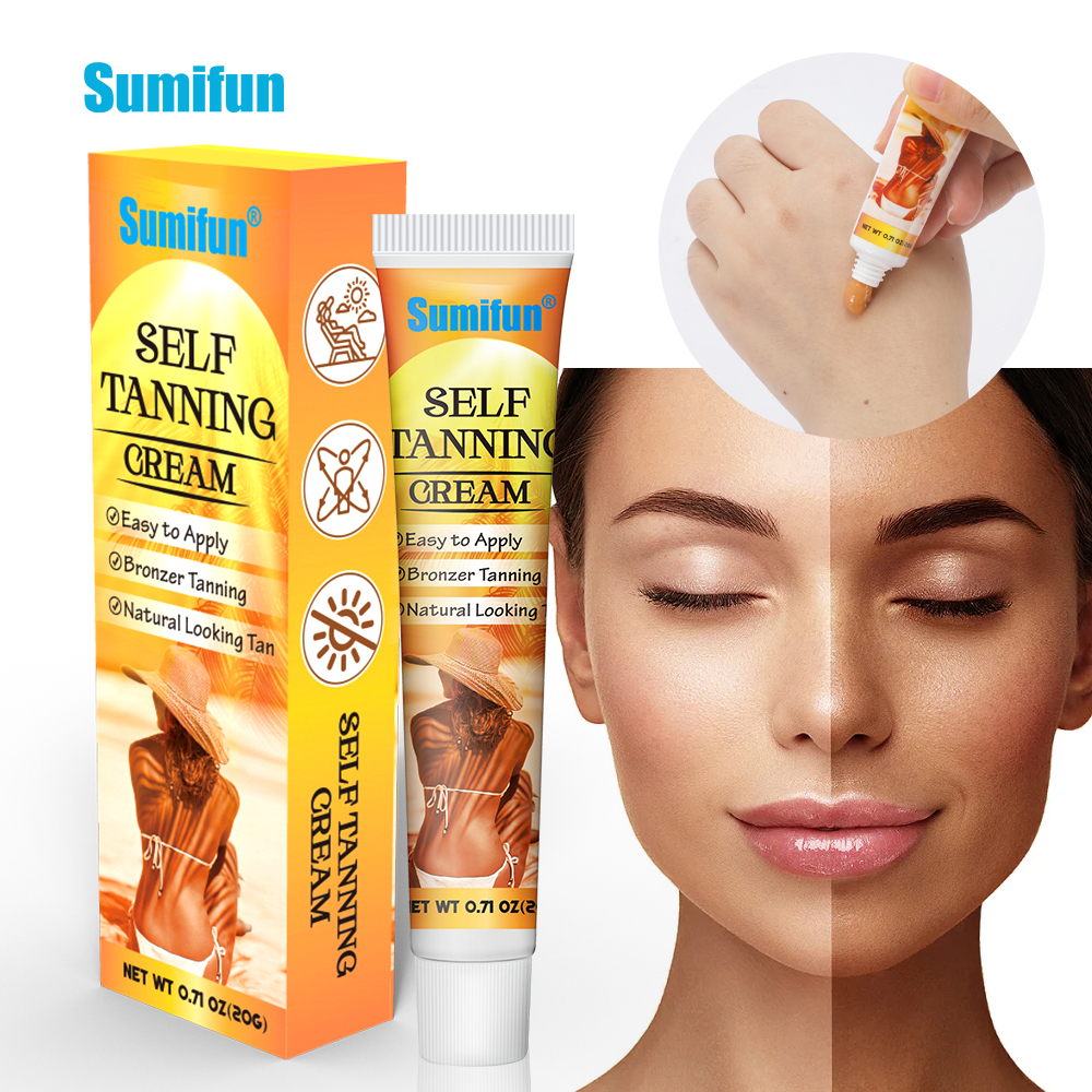 Sumifun Skin Tanning Cream Quick Blackening Self-Tanning Bronze Wheat Skin Ointment Body Beauty Massage Plaster