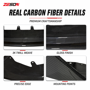 Lame avant en fibre de carbone sèche style AD pour BMW Série 2 G42 M240i 230i 220i Coupé M Sport <span class=keywords><strong>2022</strong></span>+ - Product Image 4