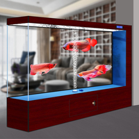 Aquarium intelligent 2026 : Nouveau filtre et aérateur pour aquarium de poissons rouges, grand modèle pour salon et maison
