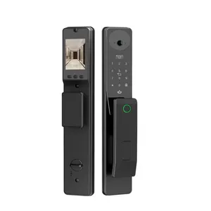 High-End Smart Door Lock with Password and Precision Fingerprint Access