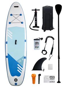 Large <b>Inflatable</b> Stand up Paddle Board Drop Stitch SUP Paddleboard for Adults Water Sports - Product Image 1