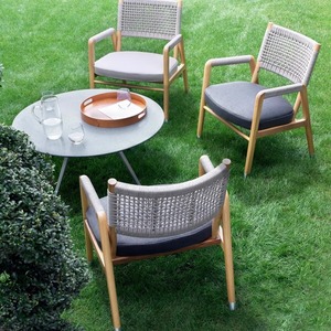 Ensemble de canapés en rotin d'extérieur en forme de L, structure en alliage d'aluminium, résistant aux UV, rotin PE, canapé de jardin, design imperméable - Product Image 3