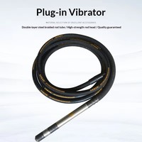 Sonderangebot: Betonvibrator-Schlauch, elektrischer Gummi-Betonvibrator mit 1,5 m galvanisiertem Schaft, Vibrationswerkzeug für Bauarbeiten