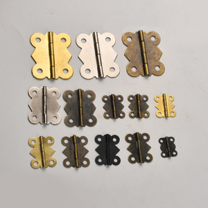 Antique Style Butterfly Hinge Iron Surface Mount Traditional Design For Cabinet Wooden Box 90 180 Degree Hinges - Product Image 1