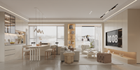 Service de design d'intérieur professionnel, personnalisation complète de la maison pour villa de luxe, appartement, solution de rendu 3D tout-en-un