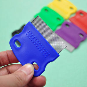 BSCIプロモーションギフトダブルホールペットグルーミングフリーライスコーム犬猫小動物用 - Product Image 5