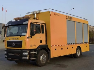 Howo 4x2 Road Rescue Vehicle Engineering Emergency Maintenance Rescue Truck For Sale - Product Image 4