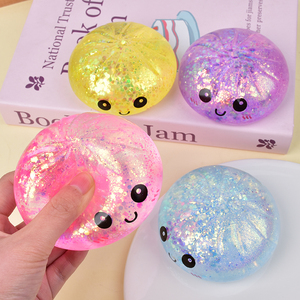 Jouet Squishy Anti-Stress en Forme de Boulette de Maltose, Balle à Presser Sensorielle Fidget - Product Image 4