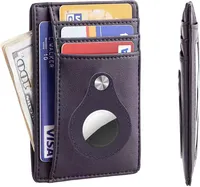 סיטונאי גברים airtag ארנק מחזיקי כרטיס גברים slim Rfid חסימת ארנק חכם מעקב אשראי כרטיס בעל Airtag ארנק לגברים