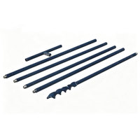 Kit de tarière manuelle pour l'échantillonnage du sol LX-1, tarière spirale de 5 m