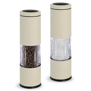 Juego de Molinillos Manuales de Pimienta y Sal Duraderos, Ajustables, 140 ml, Molinillo de Especias con Logotipo Personalizado, Molinillo de Sal Manual para Barbacoa - Product Image 1