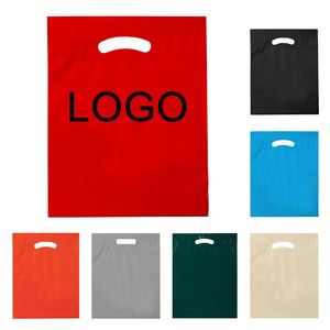 Bolsa de Plástico con Asa y Diseño de Logotipo Impreso Personalizado, Bolsa Troquelada para Empacar Ropa/Calzado con su Propio Diseño - Product Image 3