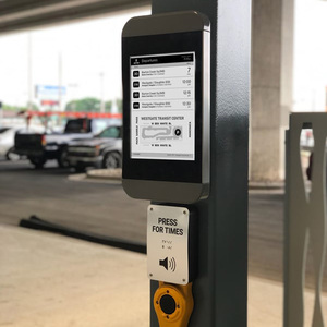 Tout nouveau type de plancher debout d'affichage d'E-Ink de couleur de la publicité faite sur commande de 31.5 pouces avec l'écran écologique de papier d'E alimenté par batterie - Product Image 6