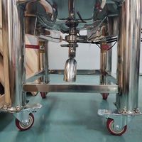 Mélangeur industriel de réservoir de liquide Mélangeur de liquide Réservoir de chauffage Machine de fabrication de savon avec mélangeur Petit 50L 100L 1-60 R.p.m Rpm