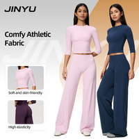 Ensemble de vêtements de sport de haute qualité pour femmes, tenue de Pilates, vêtements de gym, vêtements de fitness, ensemble de yoga personnalisé en 2 pièces
