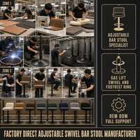 Chaises TUQ en gros, tabourets de bar à dossier souple, vente directe d'usine, tabourets de bar au design simple avec dossier pour la cuisine