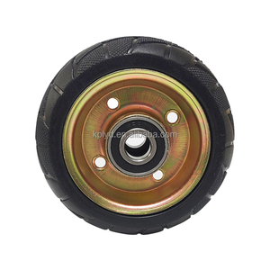Fabriek Directe Verkoop 4 Inch <span class=keywords><strong>Medium</strong></span> Rubber Casters Mat Anti-Slip Proces, Geschikt Voor Gereedschapskarren, Trolleys - Product Image 3