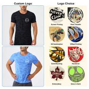 Camiseta deportiva transpirable de secado rápido para hombre, personalizable con el logotipo OME, 87 % nailon, 13 % elastano, 170 g/m², ideal para entrenamiento físico y running. - Product Image 3