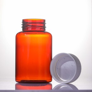 Bouteille de compléments alimentaires en PET ambré avec logo personnalisé, marque Vanjoin, bouchon à vis, design résistant à la lumière 2026, pour probiotiques, enzymes, <span class=keywords><strong>oxygène</strong></span> - Product Image 5